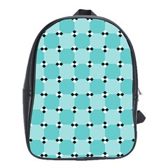 Illusion Blocks Pattern School Bag (xl) by Sparkle