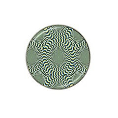 Illusion Waves Pattern Hat Clip Ball Marker by Sparkle