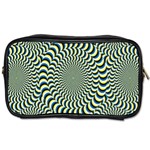 Illusion Waves Pattern Toiletries Bag (Two Sides) Front