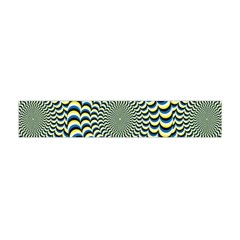 Illusion Waves Pattern Flano Scarf (mini) by Sparkle