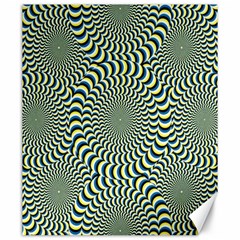 Illusion Waves Pattern Canvas 20  X 24 