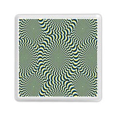 Illusion Waves Pattern Memory Card Reader (square) by Sparkle