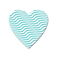 Beach Waves Heart Magnet by Sparkle