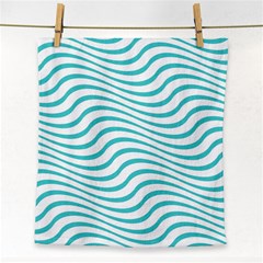 Beach Waves Face Towel by Sparkle