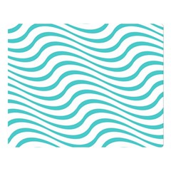 Beach Waves Double Sided Flano Blanket (large)  by Sparkle