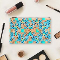 Illusion Waves Pattern Cosmetic Bag (medium) by Sparkle