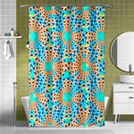 Illusion Waves Pattern Shower Curtain 48  x 72  (Small)  Curtain(48  X 72 ) - 42.18 x64.8  Curtain(48  X 72 )