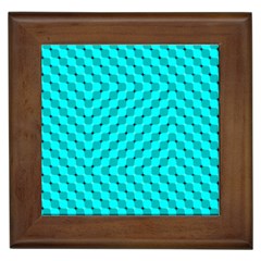 Illusion Waves Pattern Framed Tile by Sparkle