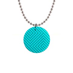 Illusion Waves Pattern 1  Button Necklace by Sparkle