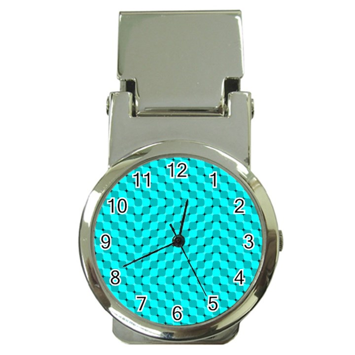 Illusion Waves Pattern Money Clip Watches