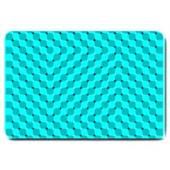 Illusion Waves Pattern Large Doormat  by Sparkle