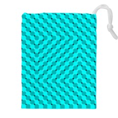 Illusion Waves Pattern Drawstring Pouch (5xl) by Sparkle