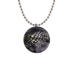 Snake Skin 1  Button Necklace by Sparkle