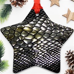 Snake Skin Star Ornament (two Sides) by Sparkle