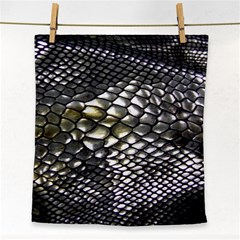 Snake Skin Face Towel by Sparkle