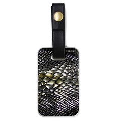 Snake Skin Luggage Tag (one Side) by Sparkle