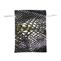 Snake Skin Lightweight Drawstring Pouch (l) by Sparkle