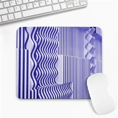 Illusion Waves Pattern Large Mousepads by Sparkle