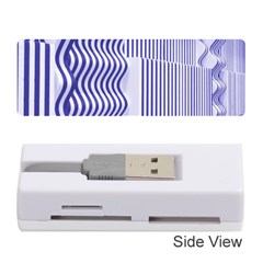 Illusion Waves Pattern Memory Card Reader (stick) by Sparkle