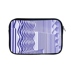 Illusion Waves Pattern Apple Ipad Mini Zipper Cases by Sparkle