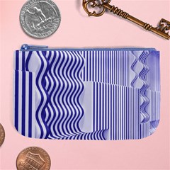 Illusion Waves Pattern Large Coin Purse by Sparkle