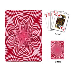 Illusion Floral Pattern Playing Cards Single Design (rectangle) by Sparkle