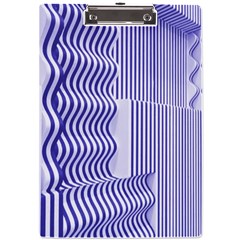 Illusion Waves Pattern A4 Clipboard