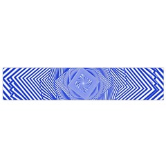 Illusion Waves Pattern Small Flano Scarf