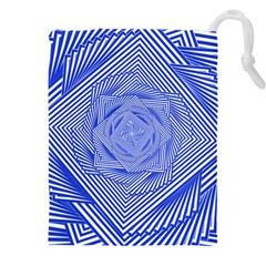 Illusion Waves Pattern Drawstring Pouch (5xl)