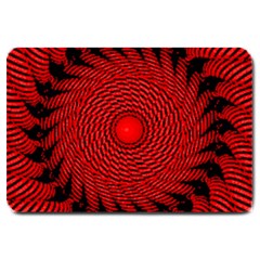 Illusion Waves Pattern Large Doormat  by Sparkle