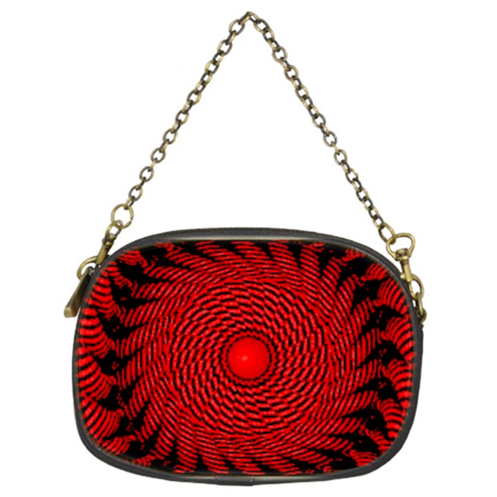 Illusion Waves Pattern Chain Purse (Two Sides)