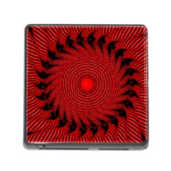 Illusion Waves Pattern Memory Card Reader (square 5 Slot) by Sparkle