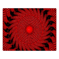 Illusion Waves Pattern Double Sided Flano Blanket (large)  by Sparkle