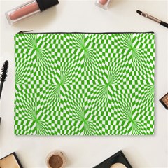 Illusion Waves Pattern Cosmetic Bag (xl) by Sparkle