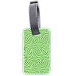 Illusion Waves Pattern Luggage Tag (two sides) Front