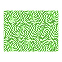 Illusion Waves Pattern Double Sided Flano Blanket (mini)  by Sparkle