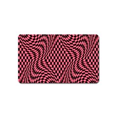 Illusion Waves Pattern Magnet (name Card) by Sparkle