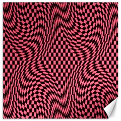 Illusion Waves Pattern Canvas 20  X 20  by Sparkle