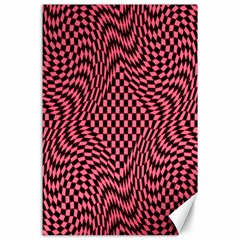 Illusion Waves Pattern Canvas 24  X 36  by Sparkle