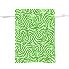 Illusion Waves Pattern  Lightweight Drawstring Pouch (xl) by Sparkle