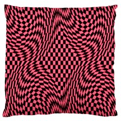 Illusion Waves Pattern Large Cushion Case (one Side) by Sparkle