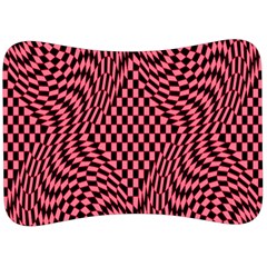 Illusion Waves Pattern Velour Seat Head Rest Cushion by Sparkle