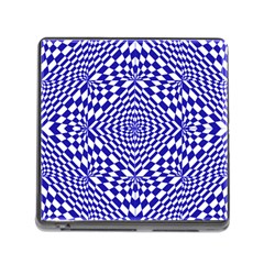 Illusion Waves Pattern Memory Card Reader (square 5 Slot)