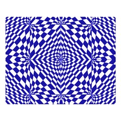 Illusion Waves Pattern Double Sided Flano Blanket (large)  by Sparkle