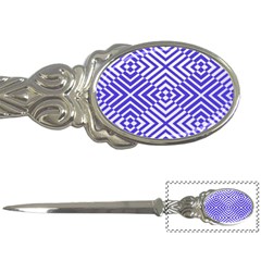 Illusion Waves Pattern Letter Opener