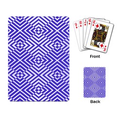 Illusion Waves Pattern Playing Cards Single Design (rectangle) by Sparkle