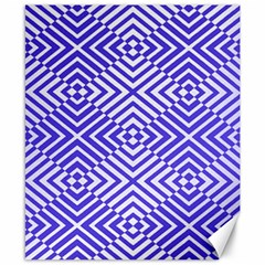 Illusion Waves Pattern Canvas 8  X 10  by Sparkle