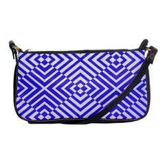 Illusion Waves Pattern Shoulder Clutch Bag by Sparkle