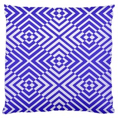 Illusion Waves Pattern Large Cushion Case (one Side) by Sparkle