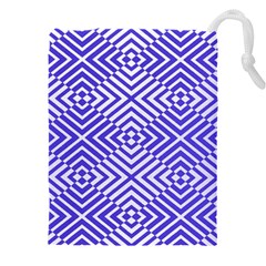 Illusion Waves Pattern Drawstring Pouch (5xl) by Sparkle